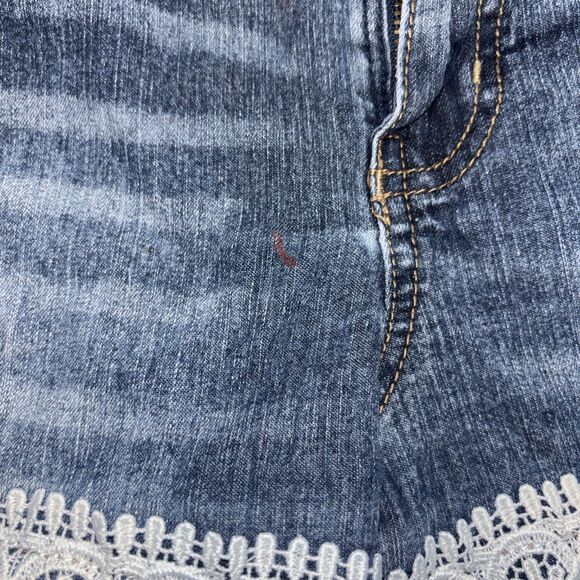 Denim Bundle Lot 4 Pc  3 Shorts 1 Pair Of Jeans Size 6 Dark & Medium Wash  BL - Picture 4 of 16